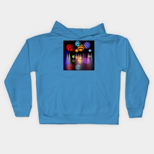 spotlights and balls Kids Hoodie